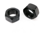 Mat zwarte zeskantmoer M8 detail