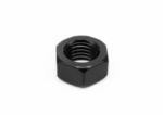 Mat zwarte zeskantmoer