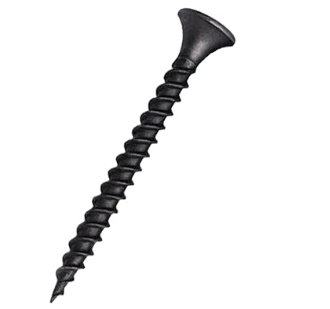 Zwarte spaanplaatschroef
