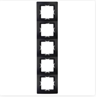 Kopp Paris afdekraam zwart vijf voudig