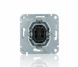 Kopp wisselschakelaar enkel zwart