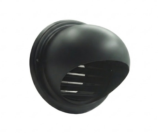Weha zwart bolrooster 150mm
