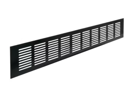 zwart ventilatiestrip WEHA rooster