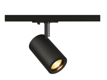 SLV-opbouwspot-GU10-50W-zwenkbaar-rond-zwart