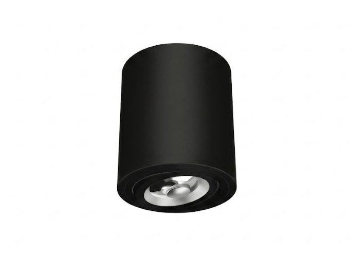 Yphix opbouwspot kantelbaar enkel rond zwart AR111 zwart-Yphix-opbouwspot-rond